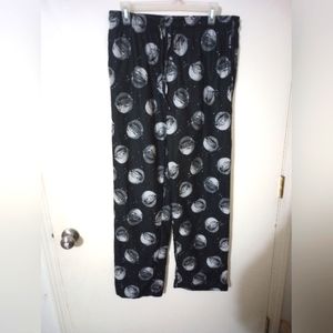 Star wars sleeping pants men's w32 L30 with baby Yoda black